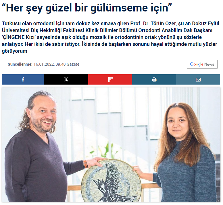 YENİ ASIR - 16.01.2022 - Prof. Dr. Törün Özer basında